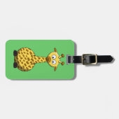 Cartoon Giraffe Bagagelabel (Voorkant horizontaal)