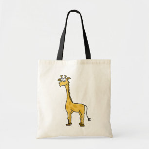 Cartoon Giraffe Canvas tas