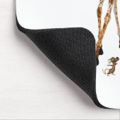 Cartoon Giraffe en muis Muismat (Hoek)