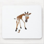 Cartoon Giraffe en muis Muismat (Voorkant)