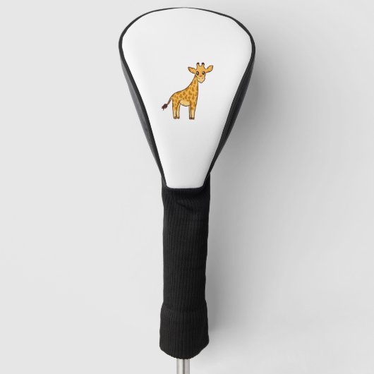 Cartoon Giraffe I Kinder I Peuter Giraffe Golfheadcover (Voorkant)