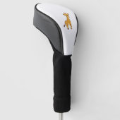 Cartoon Giraffe I Kinder I Peuter Giraffe Golfheadcover (Schuin)