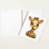Cartoon giraffe-illustratie planner (Display)