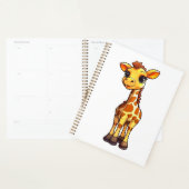 Cartoon giraffe-illustratie planner (Display)