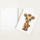 Cartoon giraffe-illustratie planner (Display)