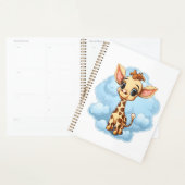 Cartoon giraffe-illustratie planner (Display)