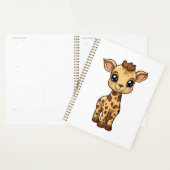 Cartoon giraffe-illustratie planner (Display)