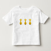 Cartoon Giraffe Kinder Shirts (Voorkant)