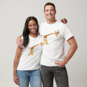 Cartoon giraffe kinderen T-shirt (Unisex)