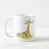 Cartoon Giraffe Koffiemok (Links)
