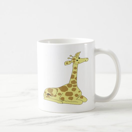 Cartoon Giraffe Koffiemok (Rechts)
