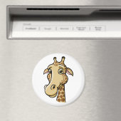 Cartoon Giraffe Magneet (Insitu (Vaatwasser))