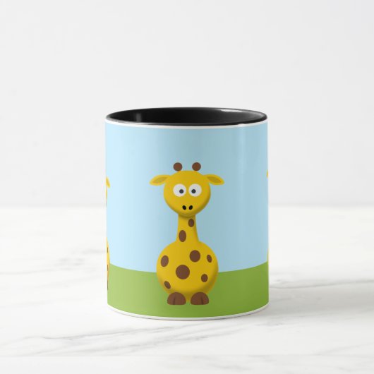 Cartoon Giraffe Mok (Midden)