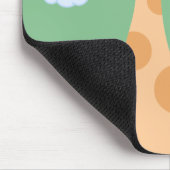 Cartoon Giraffe mousepad Muismat (Hoek)