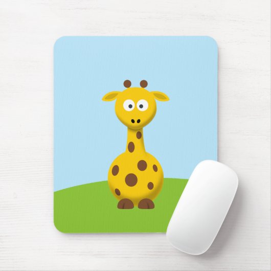 Cartoon Giraffe Muismat (Met muis)