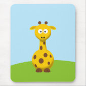 Cartoon Giraffe Muismat (Voorkant)