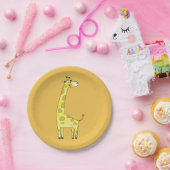 cartoon giraffe papieren bordje (Feest)