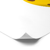 Cartoon Giraffe Poster (Hoek)