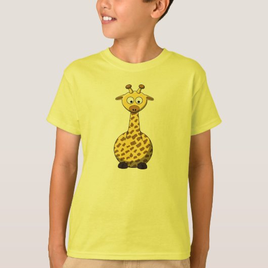 Cartoon Giraffe T-shirt (Voorkant)