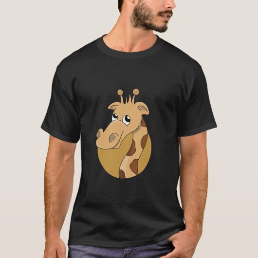 Cartoon giraffe t-shirt (Voorkant)
