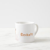 cartoon Giraffe tekening Espresso Kop (Voorkant rechts)