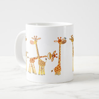 Cartoon Giraffes: De Mok Herd Jumbo