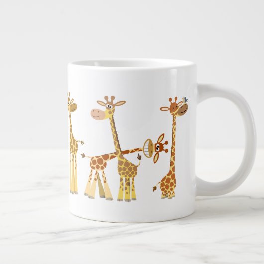 Cartoon Giraffes: De Mok Herd Jumbo (Rechts)