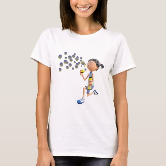 Cartoon Girl Blowbelles T-shirt (Voorkant)