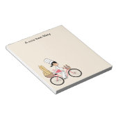 Cartoon Girl Recipe Notitieblok (Schuin)