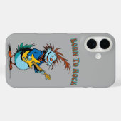 Cartoon gitarist telefoonhoesje Case-Mate iPhone case (Achterkant (horizontaal))