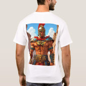 Cartoon gladiator t-shirt (Achterkant)