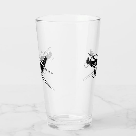 Cartoon Glas (Rechts)