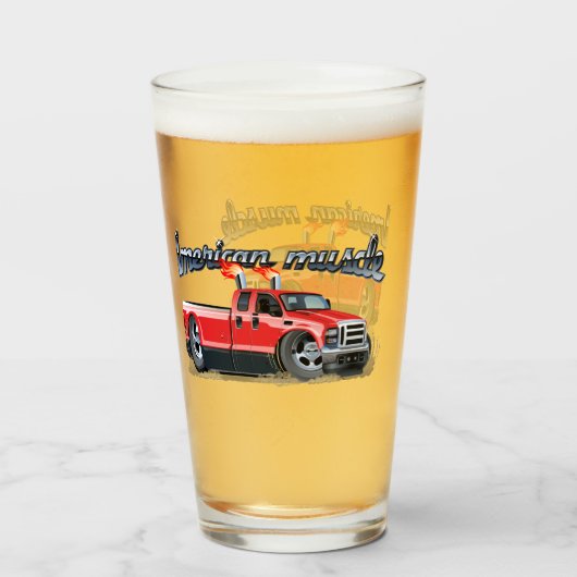 Cartoon Glas (Achterkant gevuld)