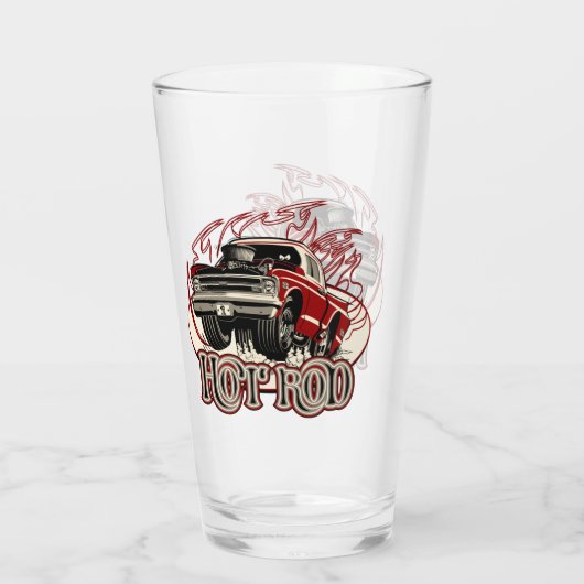 Cartoon Glas (Achterkant)