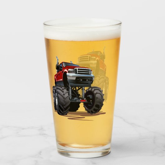 Cartoon Glas (Achterkant gevuld)