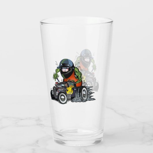 Cartoon Glas (Achterkant)