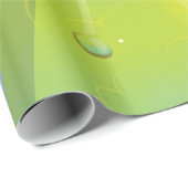 Cartoon Glass Science-apparatuur op een bank Cadeaupapier (Rol Hoek)