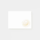 Cartoon glimlachen Sun Face Post-it® Notes (Voorkant)