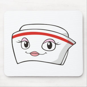 Cartoon glimlachend zurige Petten Muismat