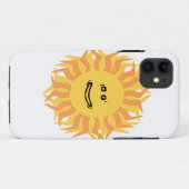 Cartoon Glimlachende Zon Grafische Verwisselbare K Case-Mate iPhone Case (Achterkant (horizontaal))