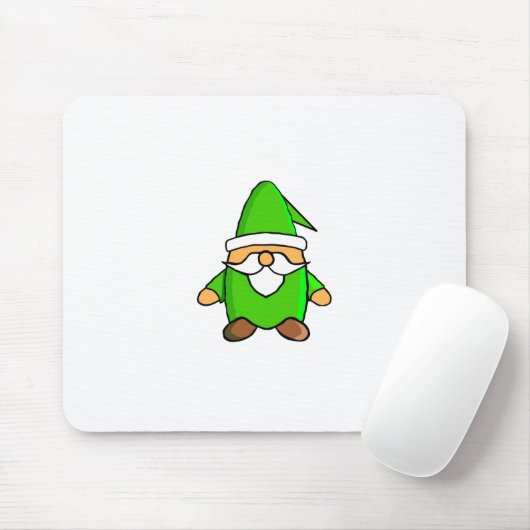 Cartoon Gnome Muismat Cute (Met muis)