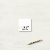 cartoon goat group post it post-it® notes (Op bureau)