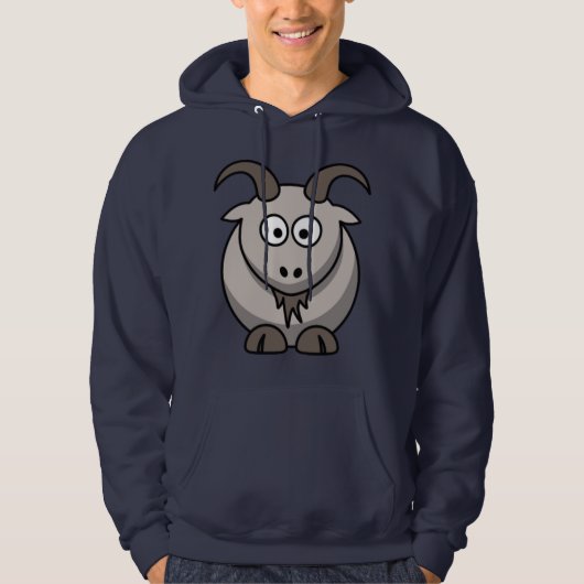 Cartoon Goat Hoodie (Voorkant)