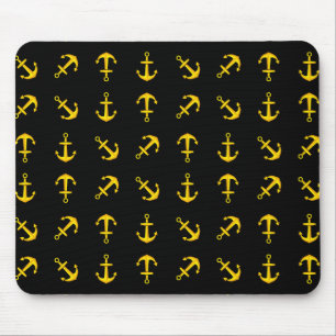 Cartoon Golden Boat Anchor Set Muismat