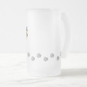 Cartoon Golden Retriever Matglas Bierpul (Voorkant rechts)