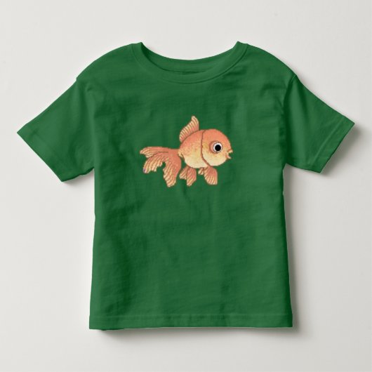 Cartoon Goldfish Kinder Shirts (Voorkant)