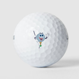 Cartoon Golf Ball Golfballen