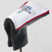 Cartoon Golf Ball Golfheadcover (3/4 voorkant)