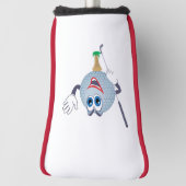 Cartoon Golf Ball Golfheadcover (Draai 90)
