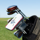 Cartoon Golf Ball Golfheadcover (Insitu)